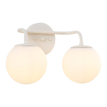 Louis Parisian Globe Metal/Frosted Glass Modern Contemporary LED Vanity